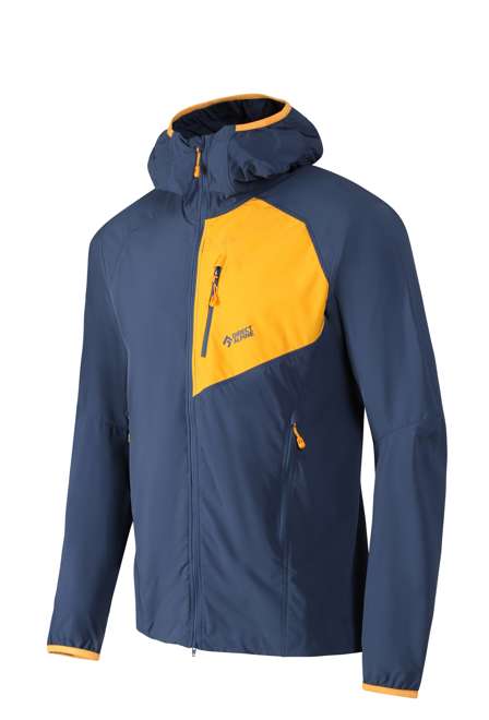 Fotogalerie Herren-Outdoorjacke DRU LIGHT navy/mango