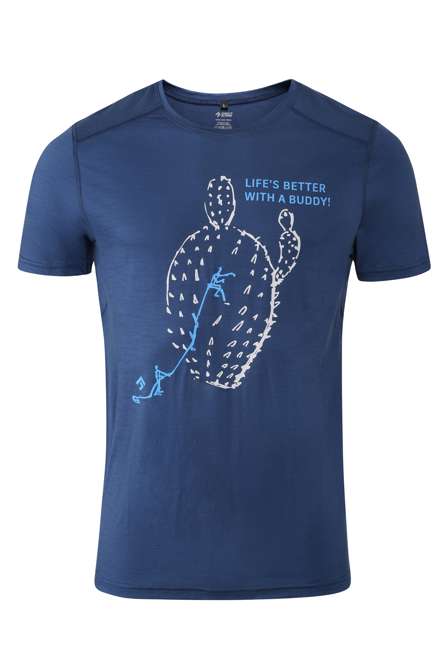 Fotogalerie Herrenshirt aus Merino FURRY navy (Buddy)