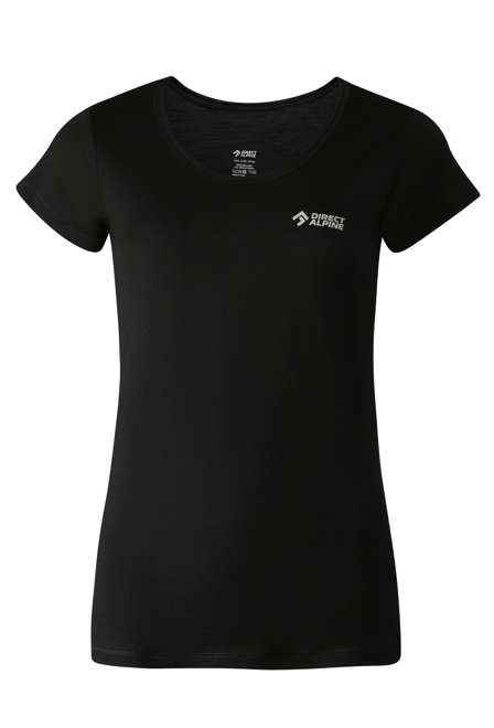 Fotogalerie Damen-Funktionsshirt aus Merino FURRY LADY black (DA big font)