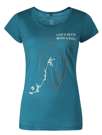 Fotogalerie Damen-Funktionsshirt aus Merino FURRY LADY emerald (Buddy)