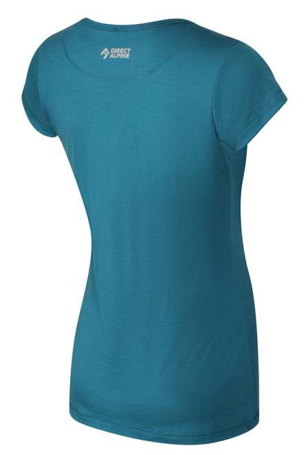 Fotogalerie Damen-Funktionsshirt aus Merino FURRY LADY emerald (Buddy)