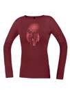 Fotogalerie Damen-Merinoshirt  FURRY LONG LADY palisander (Dreamcatcher)