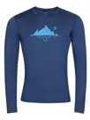 Fotogalerie Herren Merino-Shirt  FURRY LONG navy (Glacial lake)