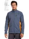 Fotogalerie Outdoor-Sweatshirt für Herren ALASKA navy/ochre