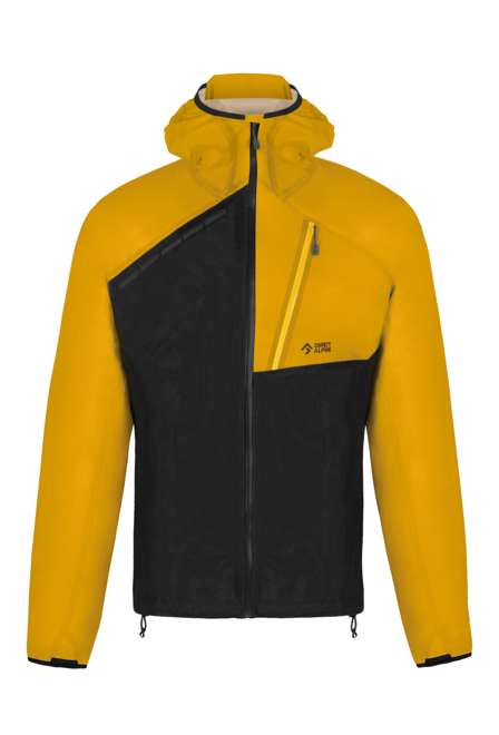 Fotogalerie Herren-Hardshelljacke CYCLONE black/mango