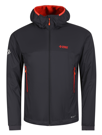 Fotogalerie Winddichte Herren-Thermojacke ALPHA JACKET anthracite/brick