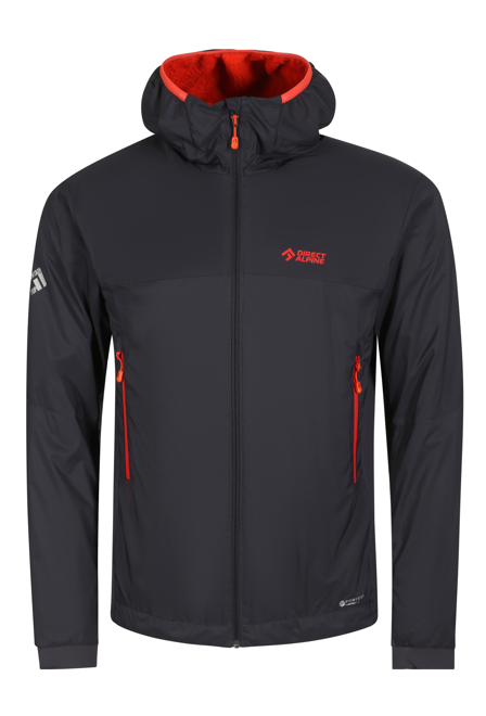 Fotogalerie Winddichte Herren-Thermojacke ALPHA JACKET anthracite/brick