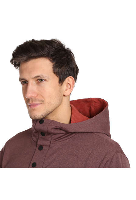 Fotogalerie Herren-Outdoorsweatshirt HOODIE TECH palisander