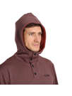 Fotogalerie Herren-Outdoorsweatshirt HOODIE TECH palisander