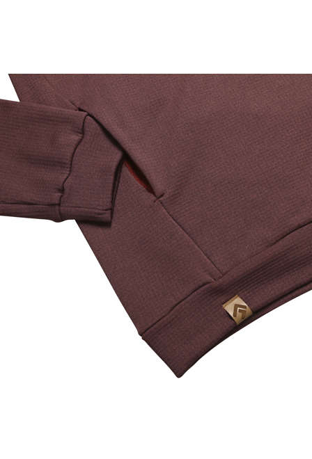 Fotogalerie Herren-Outdoorsweatshirt HOODIE TECH palisander