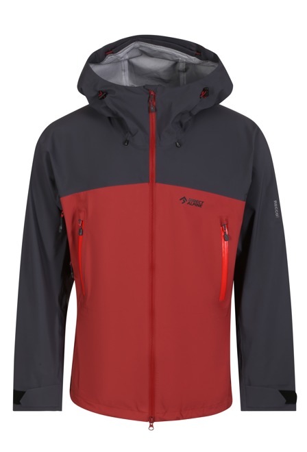 Fotogalerie Wasserdichte Herren-Hardshelljacke DEAMON palisander/anthracite