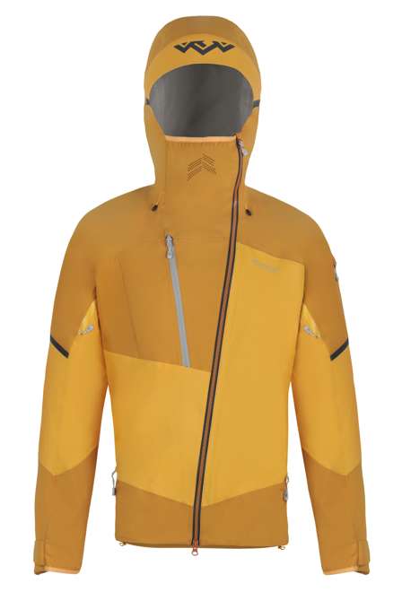 Fotogalerie Herren-Hardshelljacke GUIDE ochre/mango
