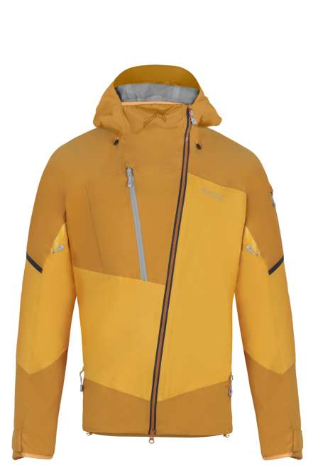 Fotogalerie Herren-Hardshelljacke GUIDE ochre/mango