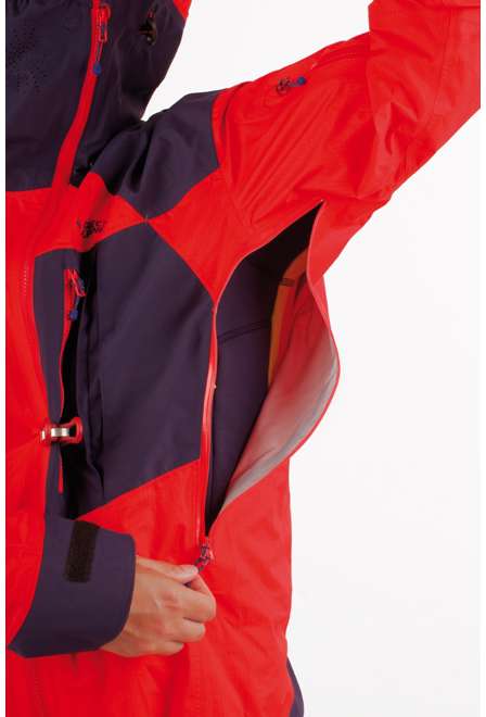 Fotogalerie Herren-Hardshelljacke Guide brick/indigo