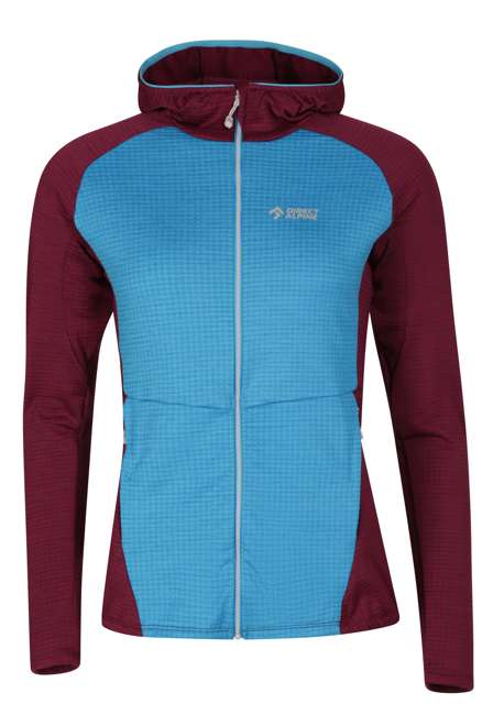 Fotogalerie Damen-Fleece-Sweatshirt SELLA HOOD LADY  ocean/cherry