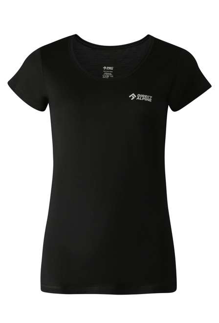 Fotogalerie Damen-Funktionsshirt aus Merino FURRY LADY black (DA big font)