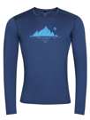 Fotogalerie Herren Merino-Shirt  FURRY LONG navy (Glacial lake)