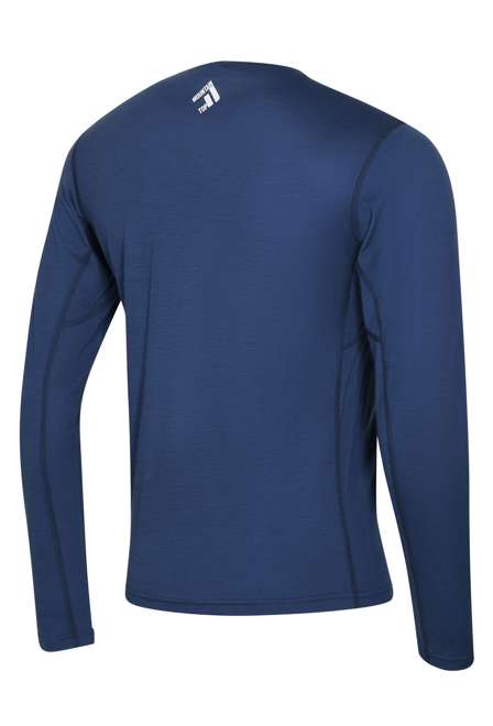 Fotogalerie Herren Merino-Shirt  FURRY LONG navy (Glacial lake)